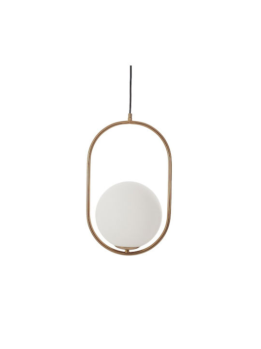 Artekko Pendant Light Single-Light for Socket E27 Gold