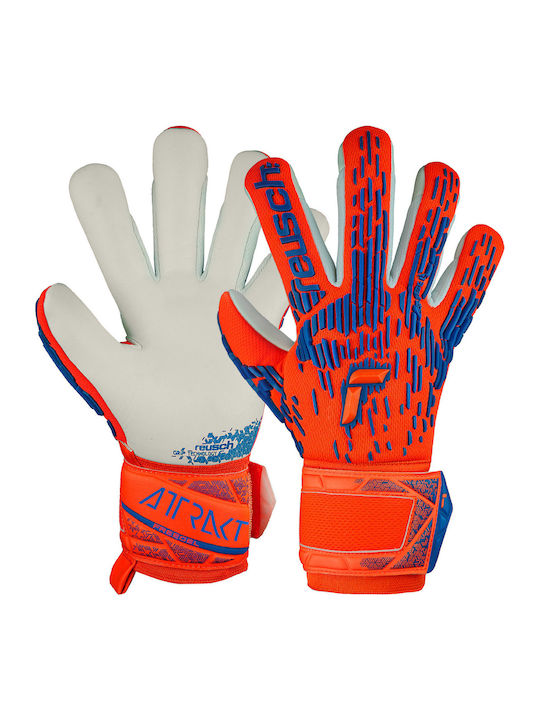 Reusch Attrakt Freegel Silver Γάντια Τερματοφύλακα Ενηλίκων Κόκκινα