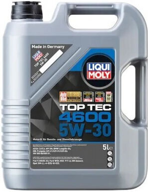 Liqui Moly Top Tec 4600 Συνθετικό Λάδι Αυτοκινήτου 5W-30 5lt