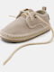 Kids Espradrilles with Laces Beige