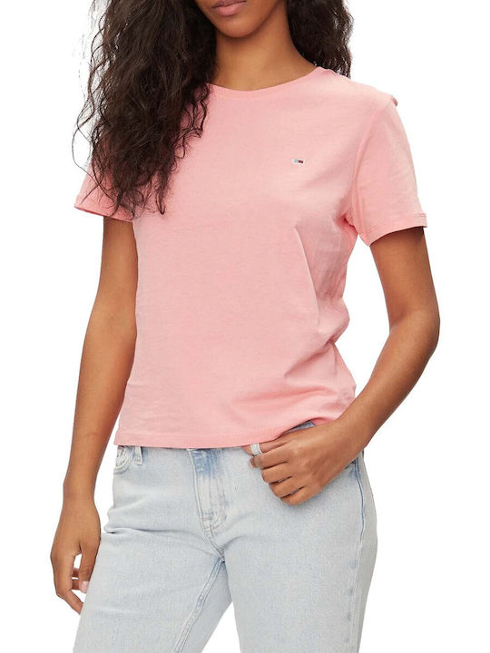 Tommy Hilfiger Women's T-shirt Pink