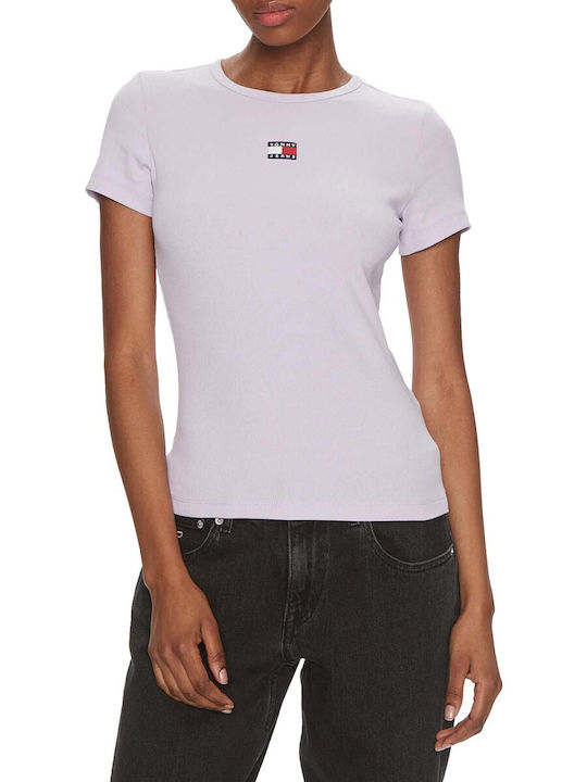 Tommy Hilfiger Γυναικείο T-shirt Λιλά
