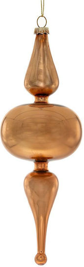 Ornament Suspendat Stalactită Pahar Aurii 20.5x7.5cm