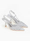 Issue Fashion Pointed Toe Silver High Heels