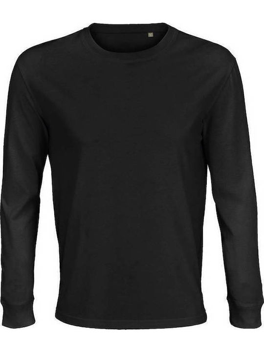 Sol's Pioneer Men's Long Sleeve Promotional Blouse Deep Black