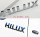 Carro Car Signal Stickers with Enamel Coating 18.8 x 18.8cm for Car Trunk in Silver Color 1pcs