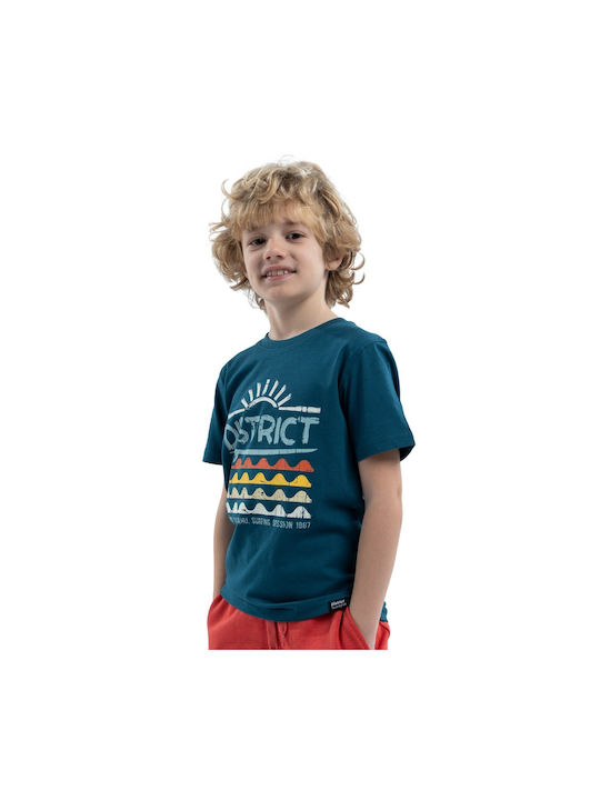 District75 Kids T-shirt Blue