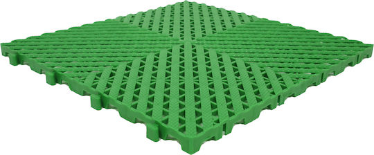 Πλαστικό Δάπεδο PVC Αποστράγγισης 400mmx400mmx20mm Πράσινο Μ40xΠ40εκ.