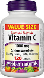 Webber Naturals Calcium Ascorbate Витамин 120 капси