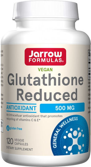 Jarrow Formulas Glutathione Reduced 500mg 120 Κάψουλες
