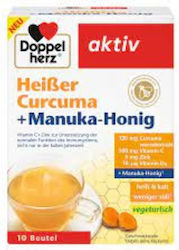 Doppel Herz Aktiv Immuntive Curcuma + Manuka Honey, Sachets, 10