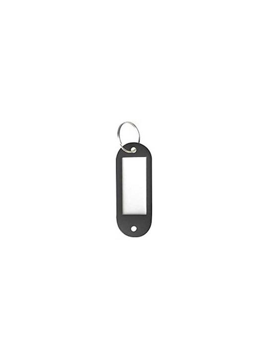 Keychain Plastic Alb