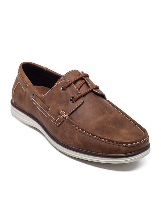 Men's Boat Shoes Tabac Brown