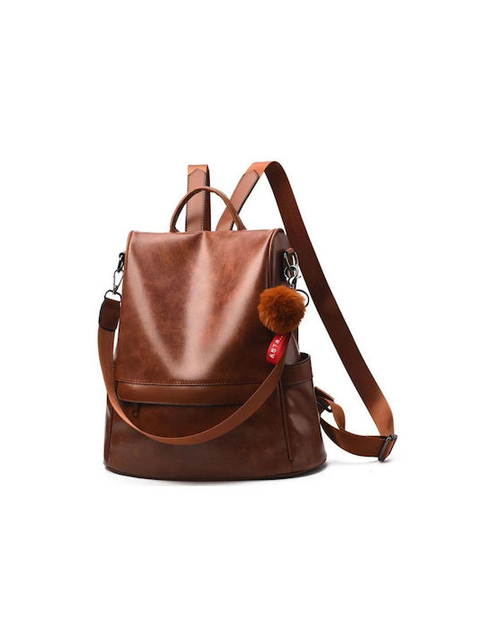 Damen Tasche Rucksack Braun