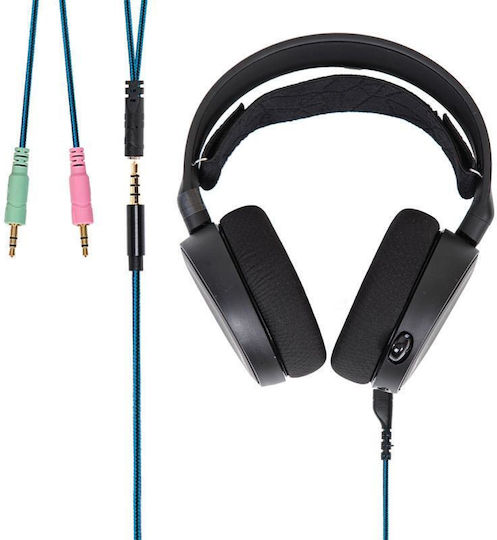 ZS0158 Over Ear Gaming Headset with Connection 2x3.5mm Blue