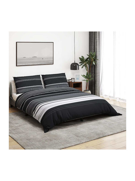 vidaXL Duvet Cover Set Cotton Single with Pillo...