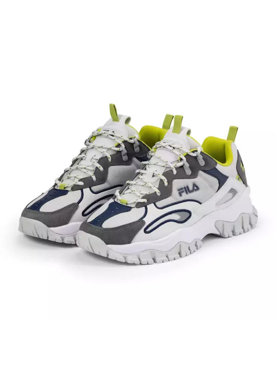 Fila Ray Tracer Ανδρικά Sneakers Γκρι-Βιολετι Γκρι Μελανζε