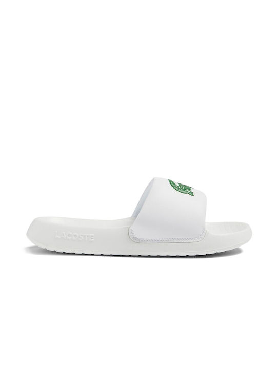 Lacoste Women's Diapozitive Alb