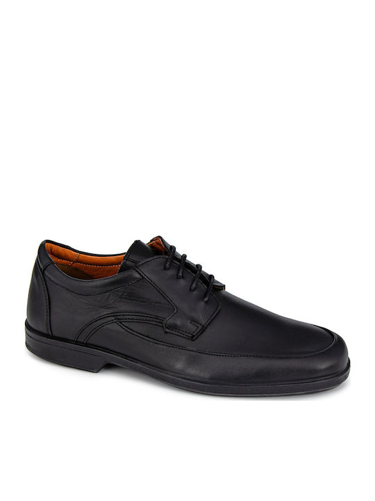 Boxer Men's Leather Casual Shoes Black