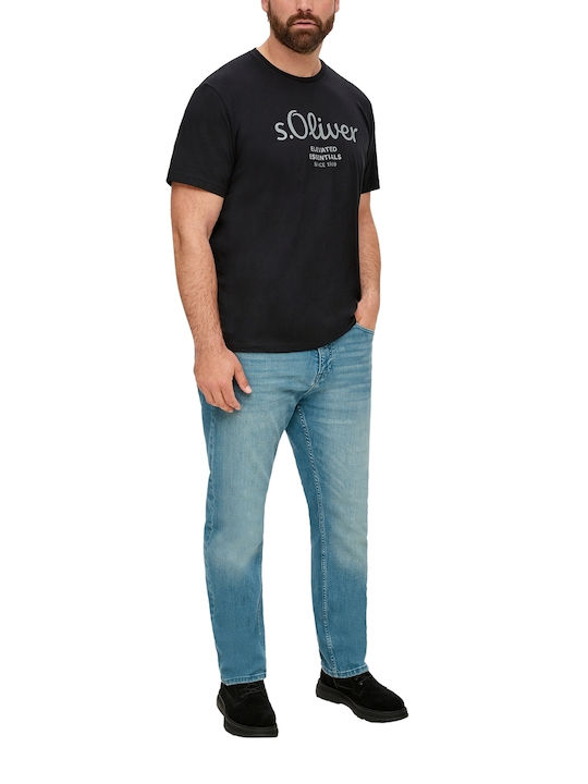 S.Oliver Men's Short Sleeve T-shirt Black
