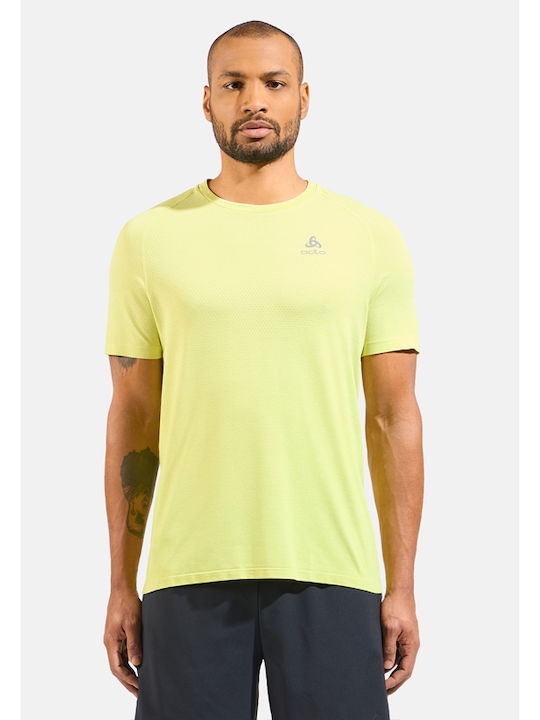 Odlo Seamless T-shirt Bărbătesc cu Mânecă Scurtă Green