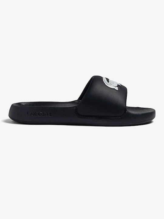 Lacoste Ανδρικά Slides Μαύρα