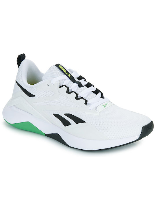 Reebok Nanoflex Bărbați Pantofi sport Alergare Albe