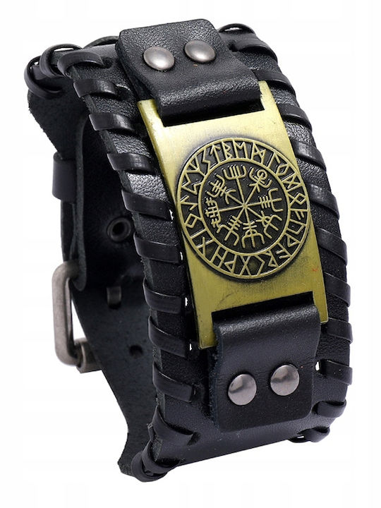 Men's Viking Nordic Compass Runa 452 Bracelet