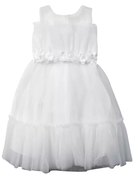 Kinderkleid Tüll White