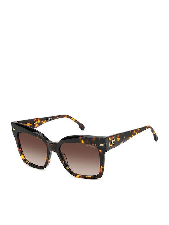 Carrera Women's Sunglasses with Brown Tartaruga Horn-Rimmed Frame and Grey Gradient Lenses 3037/S 086/HA
