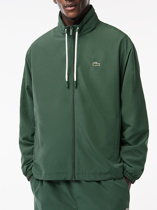 Lacoste Χειμωνιάτικο Μπουφάν Αδιάβροχο Πράσινο