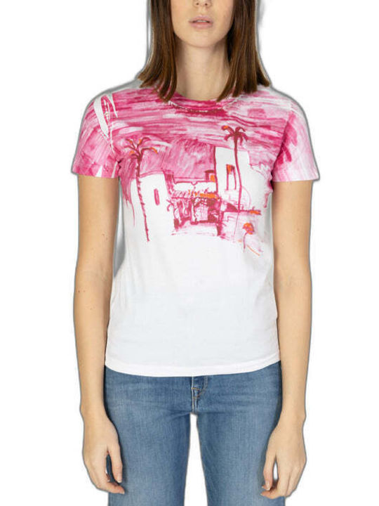 Desigual Feminin Tricou Roz