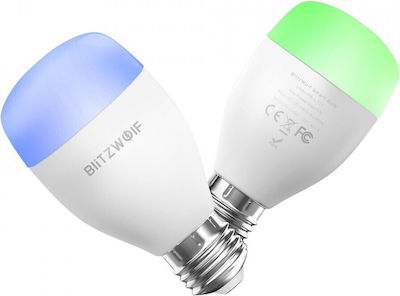 BlitzWolf Умна LED Лампа 9W за Цокъл E27 RGB 850лм Димируем