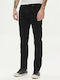 Rider Men's Elastic Jeans Pants with Slim Straight Fit Black