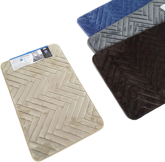 ArteLibre Πατάκι Εισόδου Memory Foam Zigzag Mat 50x80εκ. 06511696 (Διάφορα Χρώματα)