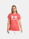 Under Armour Women's Athletic T-shirt Red