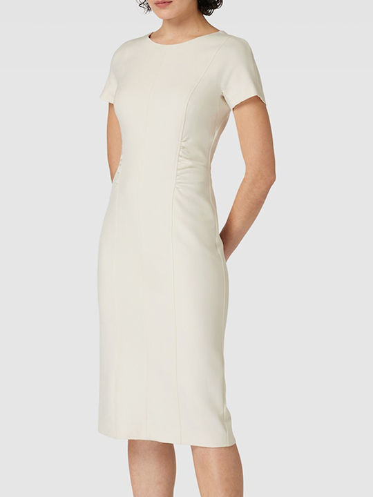 Hugo Boss Midi Kleid Weiß