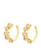 Copper Earrings Fashionable Classic K12 Gold