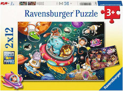 Детски Пъзел Space за 3+ години+ Години 12бр Ravensburger