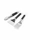 Weber Set of 3 BBQ Tools with Spatula, Sharpener, and Tongs 3400074