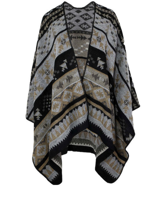 Achilleas Accessories Jachetă de damă tricotată în Negru Culoare