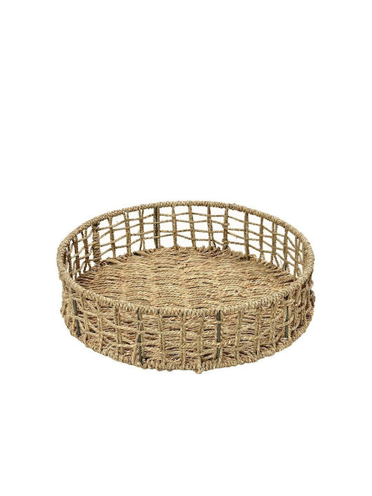 Coș decorativ Wicker cu mânere Beige Espiel