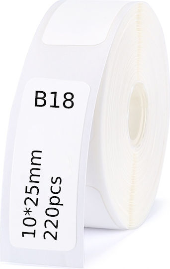 220 Selbstklebende Etikettenrollen 18x25mm 1Stück