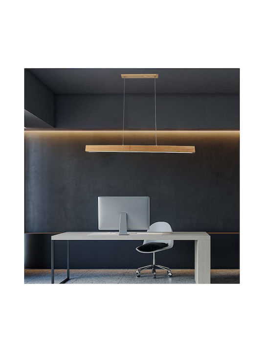 V-TAC Designer Pendant Light Brown 80x111cm