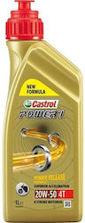 Castrol Power Λάδι Μοτοσυκλέτας για Τετράχρονους Κινητήρες 20W-50 1lt