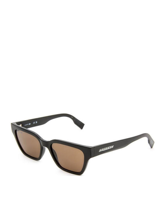 Lacoste Unisex Sunglasses with Black Plastic Frame and Black Lens L6002S-001