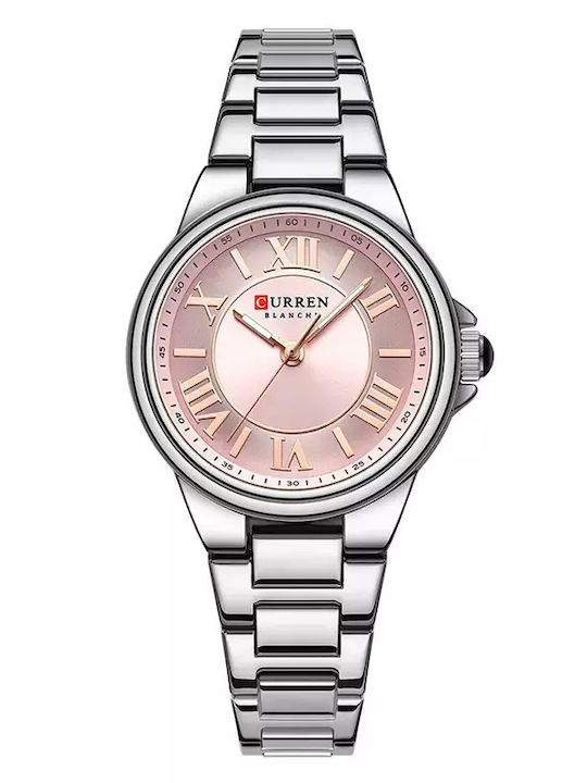 Curren Дамски Часовник 33mm Кварцов с Розова Ме...