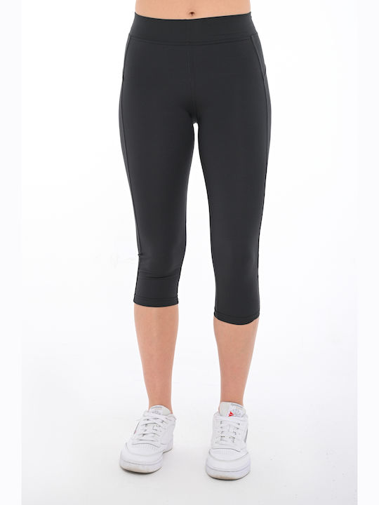 Bodymove Frauen Capri Leggings Schwarz