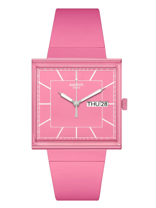 Swatch Uhren Rosafarbene Uhren Damen Swatch Damen Uhr Mit Rosa