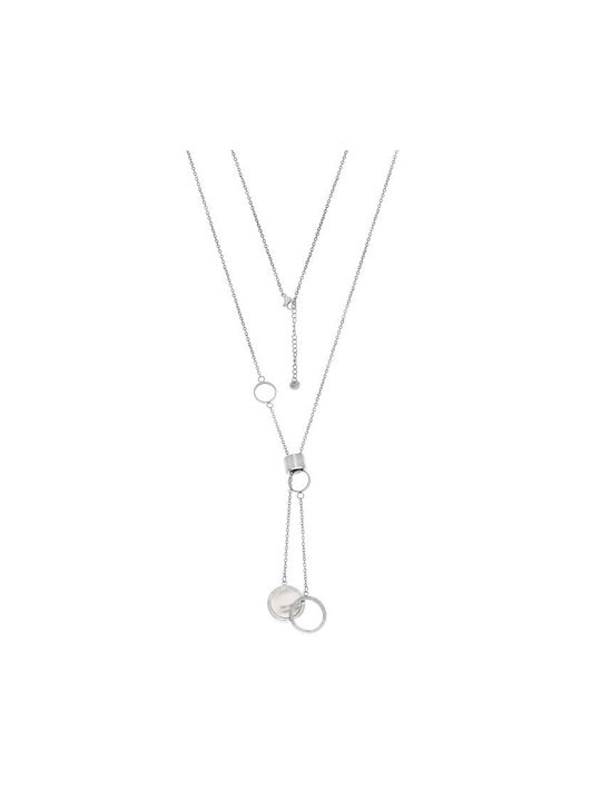 Senza Necklace Double from Steel